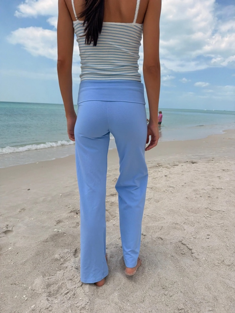 Brandy melville light blue Priscilla pants - Picture 2 of 3